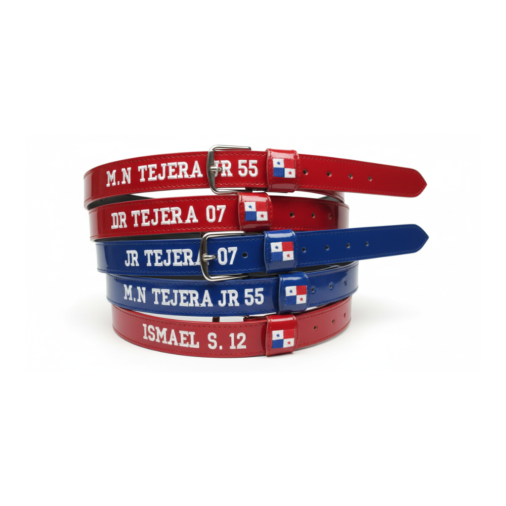Custom softball belt 7