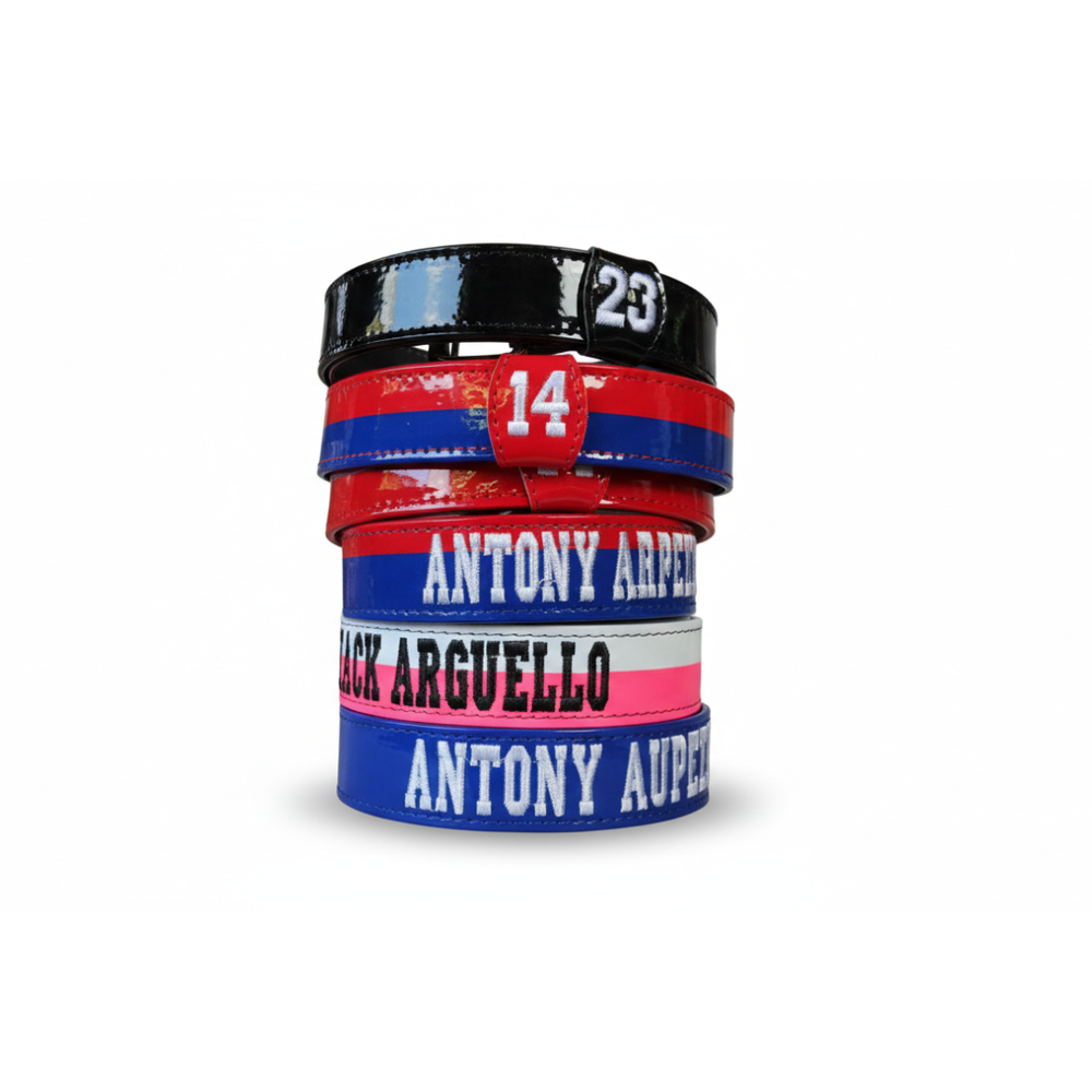 Custom softball belt 8