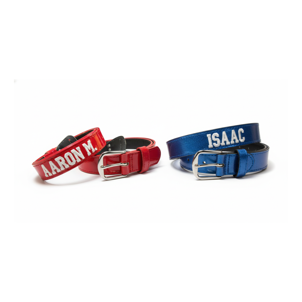 Custom softball belt 9